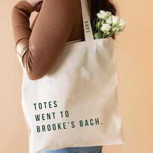 Custom Bachelorette Totes - Bachelorette Handle Tote Bag -  Bachelorette Welcome Bag - Totes Went To The Bachelorette Favor Bags