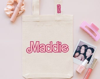 Pinke Bachelorette - Retro Puppenparty - Modepuppe Bachelorette - Auf geht's Let's Go Party - Modepuppe Bachelorette - Pink Party