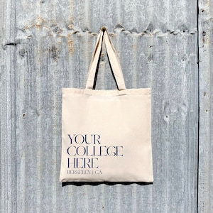 College Tote Bag - Bid Day Tote - Big Little Tote Bag - College Freshman Gift - Custom Greek Gift - Big Little Family Gift Bag