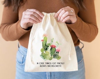 Cactus Hangover Kit - In Case Things Get Prickly - Desert Wedding - Desert Wedding Welcome Bags - Desert Wedding Favors - Cactus Wedding Bag