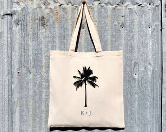 Welcome Tote Bag Destination Wedding Welcome Totes Palm - Etsy