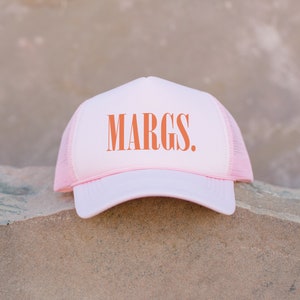 Margs Trucker Hat - Custom Trucker Hat - Bachelorette Hat - Western Bach - Bachelorette Merch - Bridesmaid Gift - Baseball Cap - Custom Hat