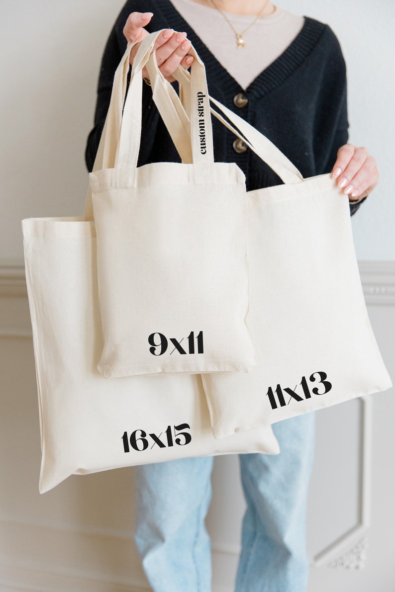 Personalized Script Tote Bag Wedding Welcome Bag Bachelorette Party Tote Custom Bridesmaid Tote Bridal Party Bag Bridesmaid Gift image 5