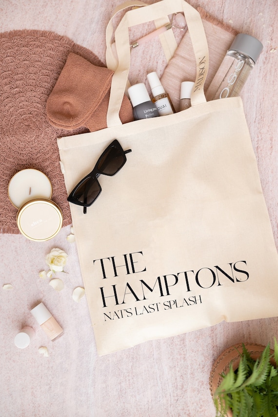 Hamptons Welcome Tote Bag Destination Wedding Welcome Totes - Etsy
