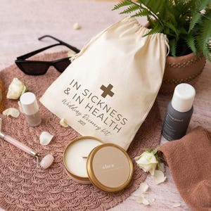 Wedding Hangover Kit - Hangover Kit - In Sickness and In Health Hangover Kit - Hangover Bags - Custom Hangover Kits - Wedding Hangover Bag image 2