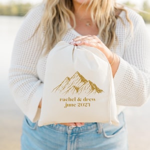 Wedding Welcome Bags - Mountain Wedding Welcome Bag - Destination Wedding Welcome Bags - Welcome Bags - Wedding Favors - Hangover Kit Bags
