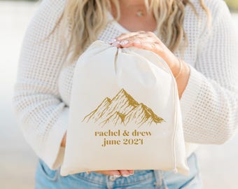 Wedding Welcome Bags - Mountain Wedding Welcome Bag - Destination Wedding Welcome Bags - Welcome Bags - Wedding Favors - Hangover Kit Bags