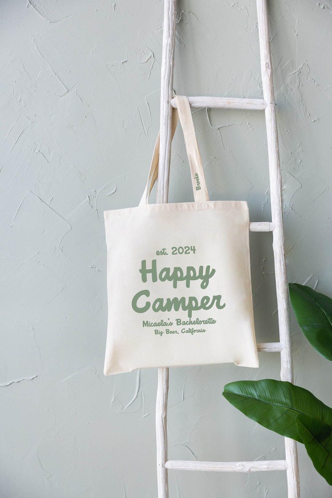 Camp Bachelorette - Destination Bachelorette Welcome Totes - Happy ...