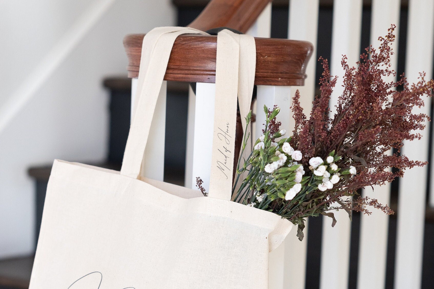 Custom Wedding Totes Wedding Handle Tote Bag Wedding | Etsy