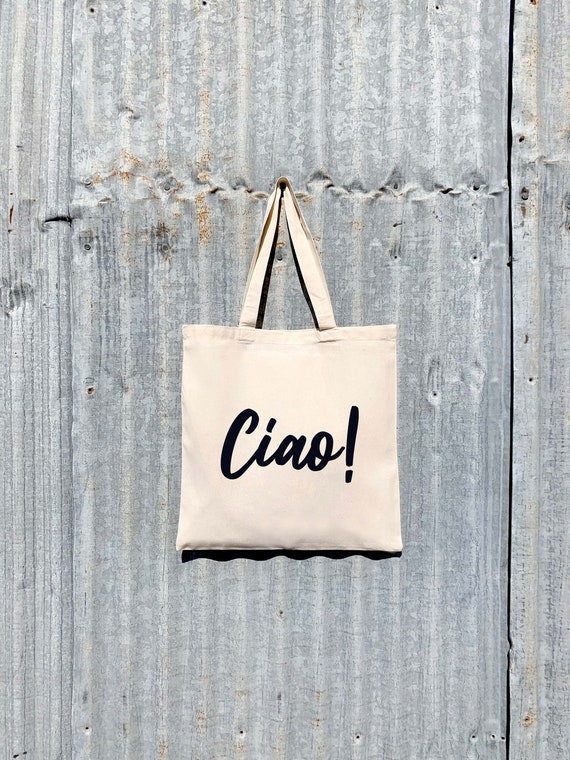 Ciao Tote Bags Destination Wedding Tote Italian Wedding - Etsy