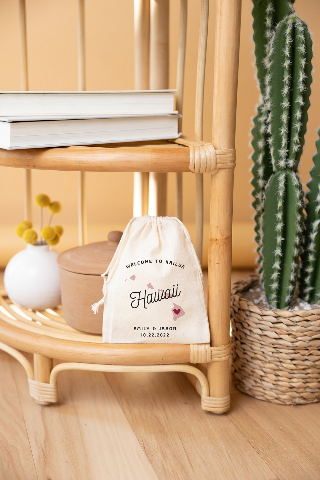 Destination Wedding Favors - Kailua Wedding Bag - Hawaii Wedding Favor ...