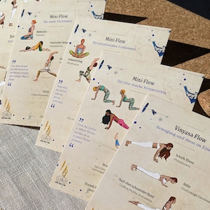 YOGA Asana Add-On Flow SET  - Yoga Flows - Asana Sequenz