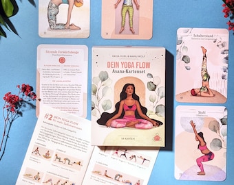 YOGA ASANA CARDS - card set for beginners and yoga teachers