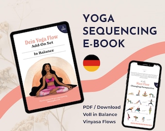 Voll in Balance – Yoga Sequencing E-Book PDF | fertige Flows Meditation & Chakra-Lehre | Zuhause Unterricht | Download Übungsplan Deutsch