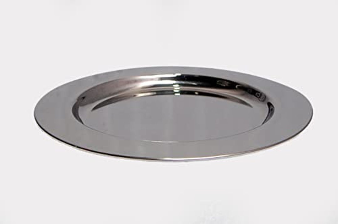 Chrome Stainless Steel Round Candle Plate for Pillar Candle Etsy