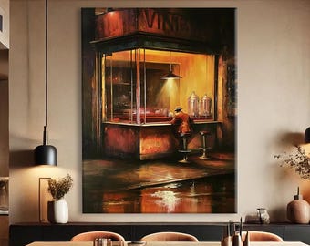 Home Bar Decor Art, Speakeasy Decor Wall, Coffee Bar Wall Art, Bar Cart Decor, Moody Art Prints, Restaurant Decor Wall, Bistro Wall Art