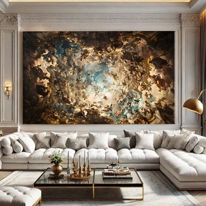 Baroque Art Prints, Christian Wall Art Print, Renaissance Print, Church Wall Art, Angel Art Print, Renaissance Decor, Above Bed Decor