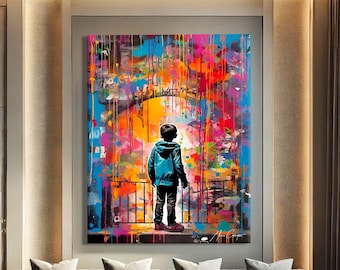 Graffiti Wall Art Printable, Street Art Painting, Graffiti Art Canvas Painting, Street Art Wall Art Prints, Graffiti Painting Original