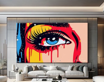 Pop Art Print Poster, Pop Culture Wall Art, Comic Art, Street Art Canvas, Pop Art Decor Wall Art, Pop Culture Poster, Street Art Print