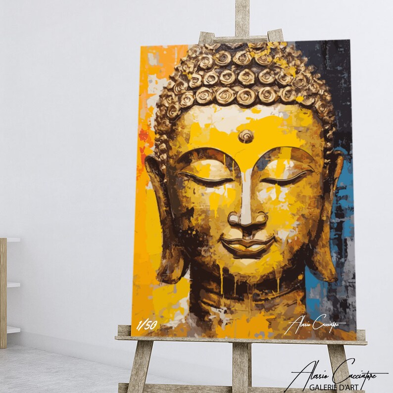 Buddha Painting for Living Room Spiritual Abstract Art - Etsy Australia