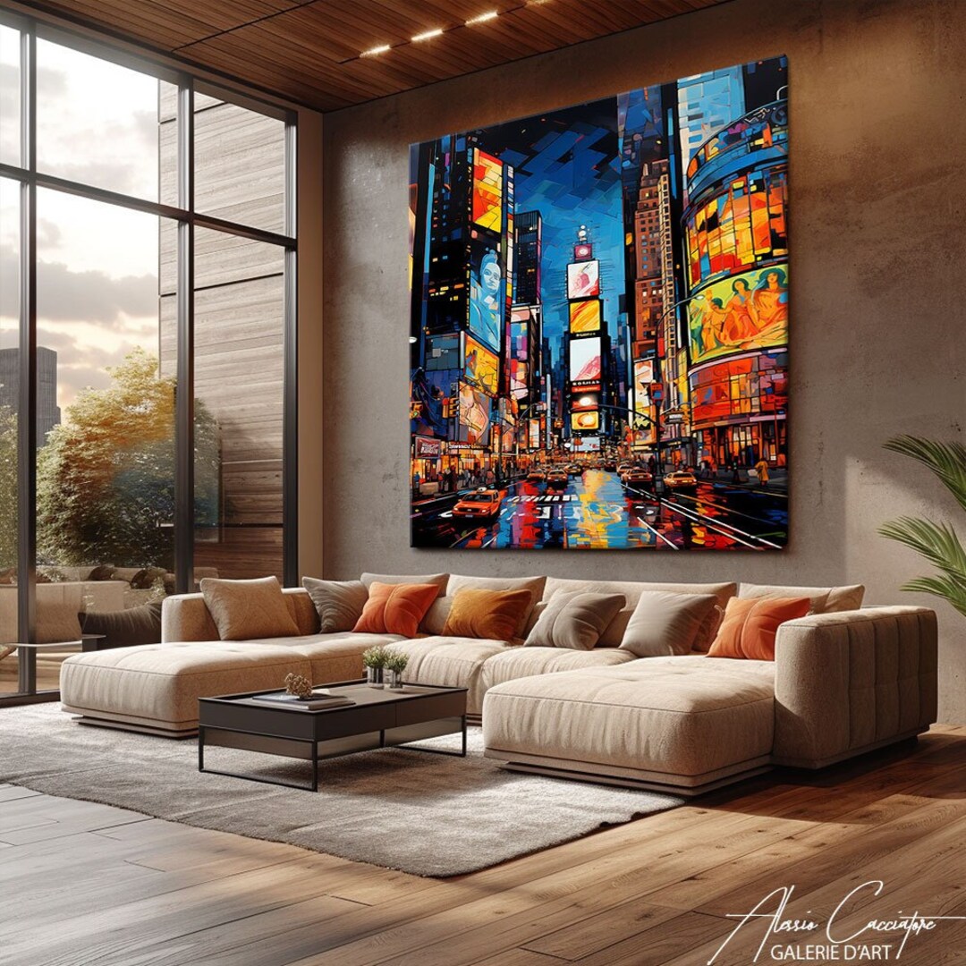 New York City Print Wall Art, Street Art Canvas, New York Pop Art Wall ...