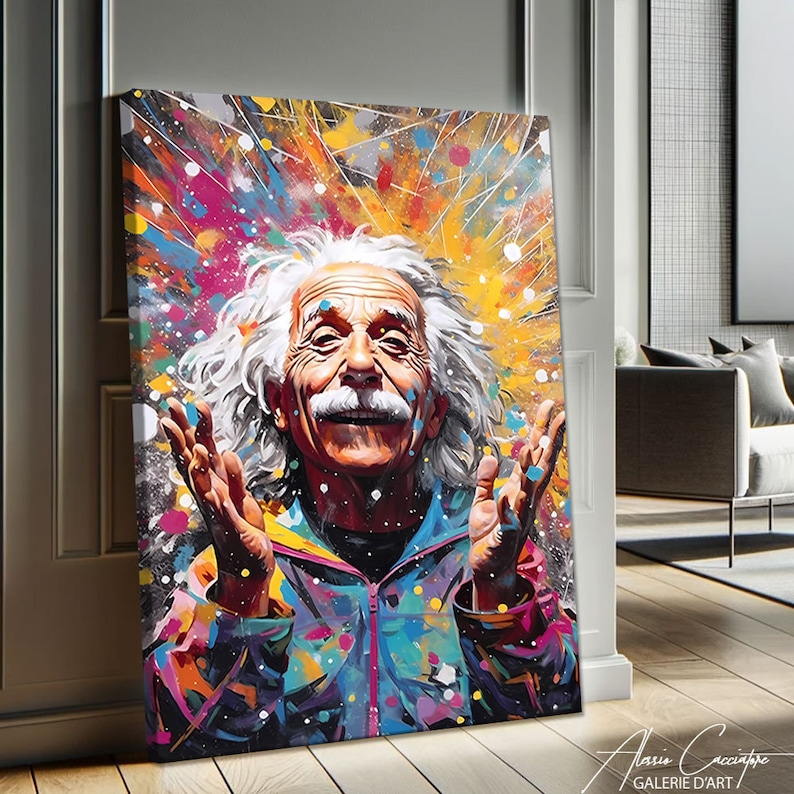 einstein wall decor
