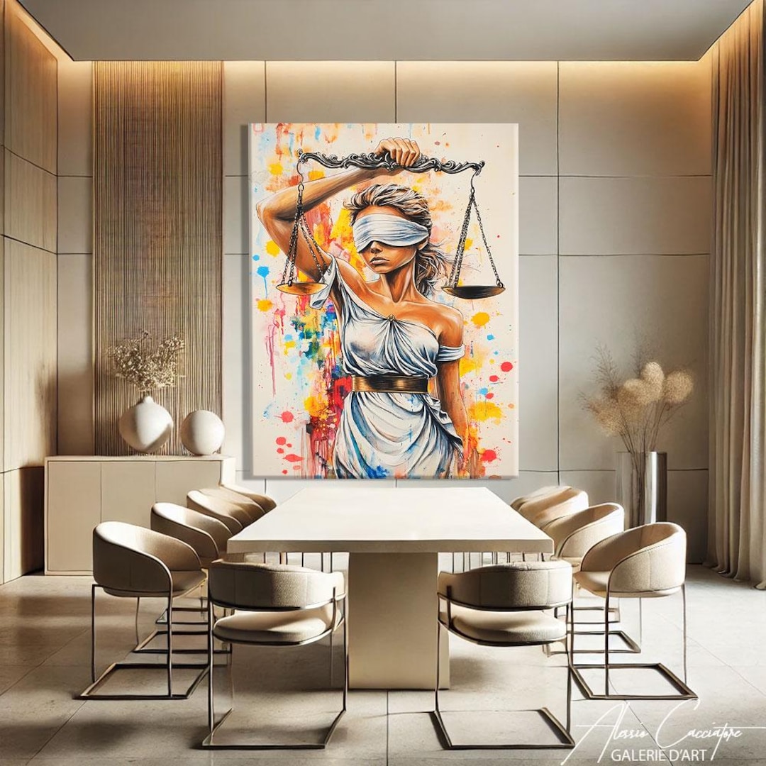 Law Office Wall Art, Abstract Pop Art Prints Framed, Lawyer Gift Ideas ...