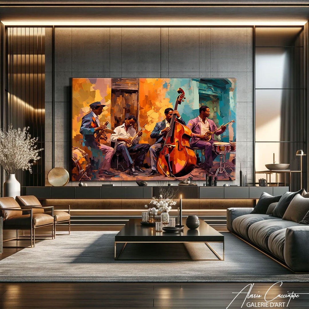 Jazz Wall Art, Musician Prints, African Wall Art Prints, Abstract ...