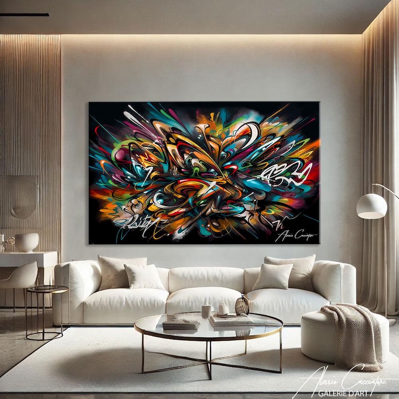 Graffiti Art Original, Street Art Canvas, Urban Painting, Graffiti Wall Art Canvas, Graffiti Street Art Prints, Urban Art Prints Decoration