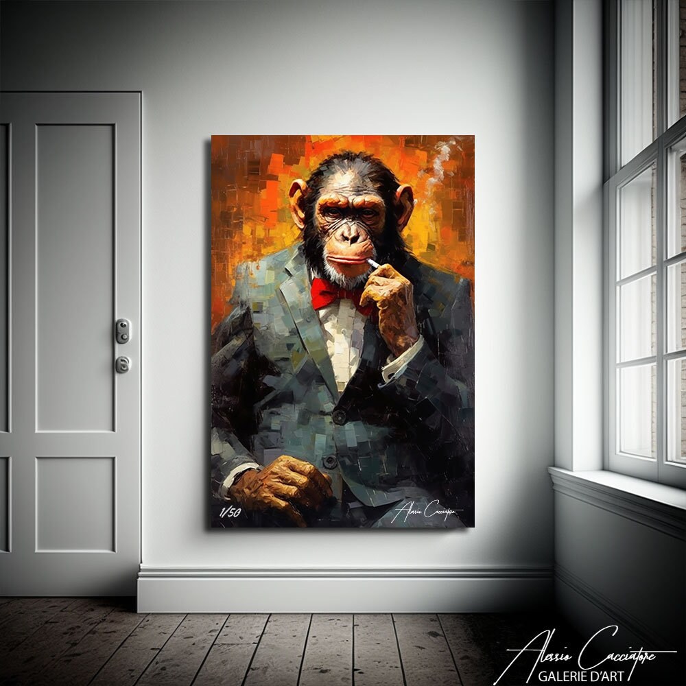 King Gorilla #025 - King Gorilla - Graffiti Minimalist Pop Art
