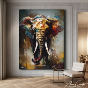 Elephant pop art