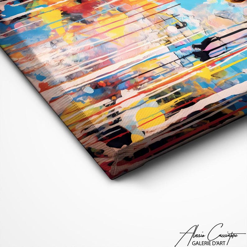 Pop Art Wall Art Canvas, Graffiti Art Print, Urban Wall Art for Bedroom, Street Art Prints, Kids Room Decor Art image 7