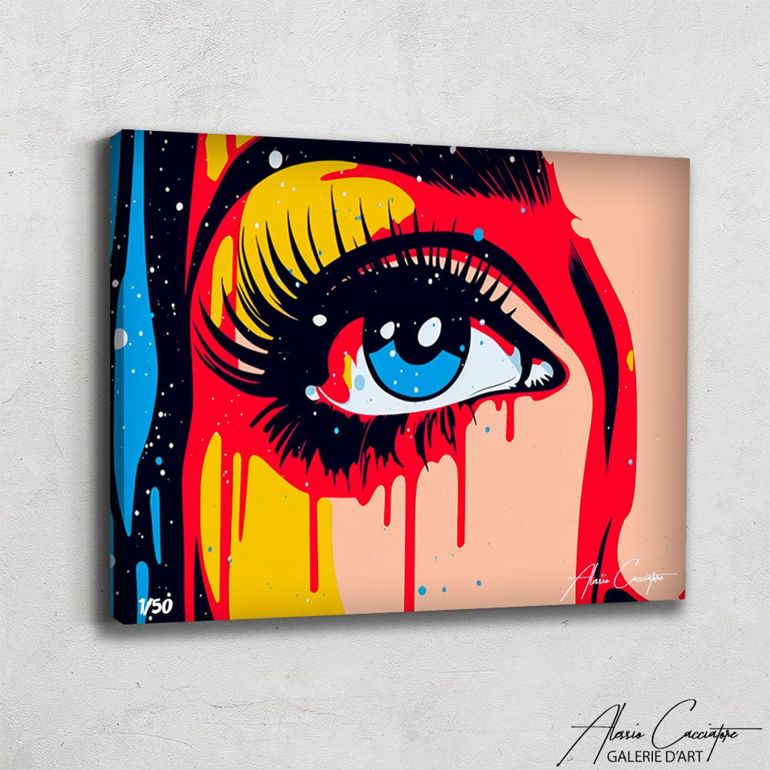 Pop Art Print Poster, Pop Culture Wall Art, Comic Art, Street Art