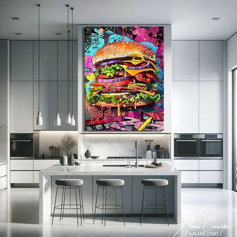 burger painting