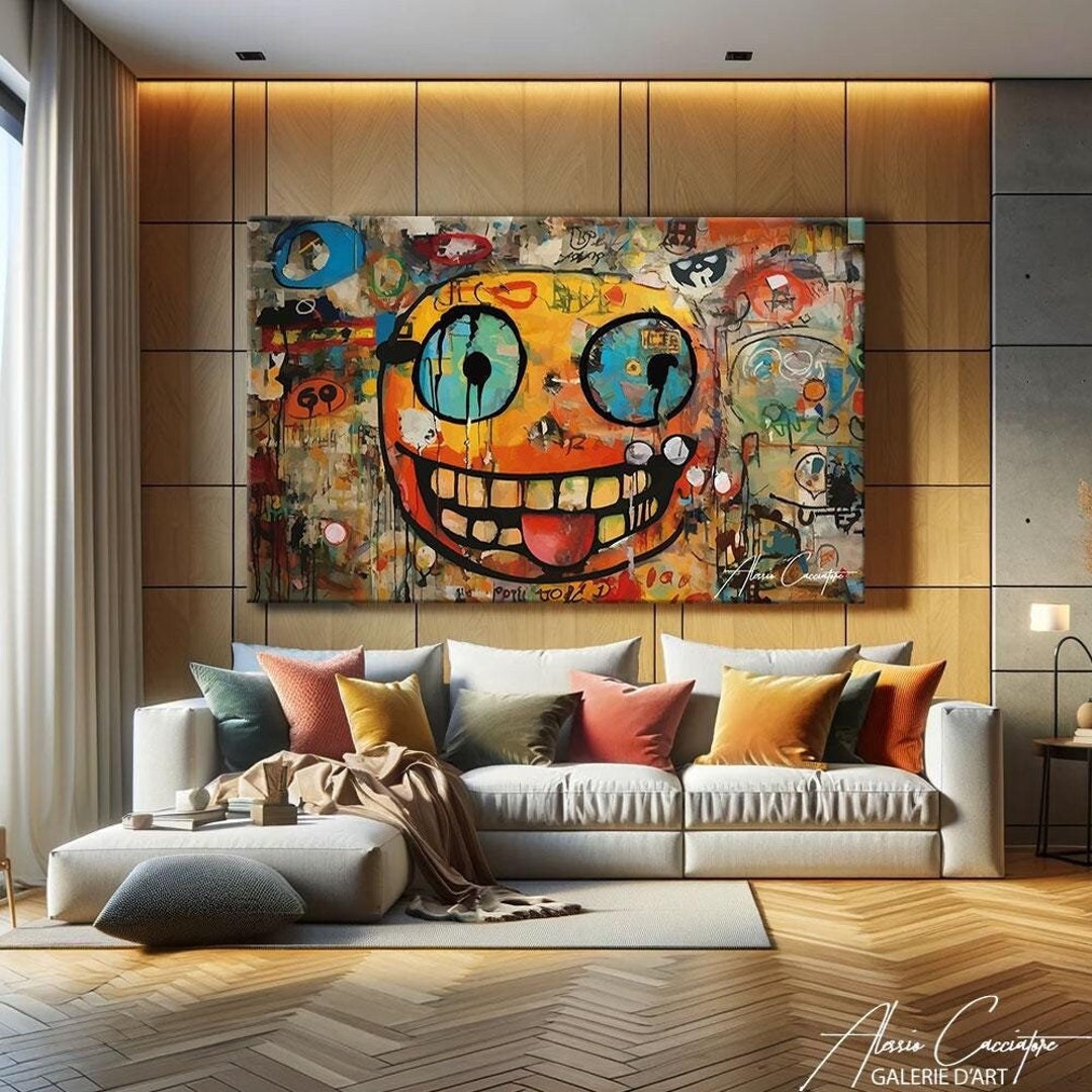 Street Art Canvas Wall Art, Graffiti Art Canvas, Pop Culture Wall Art ...