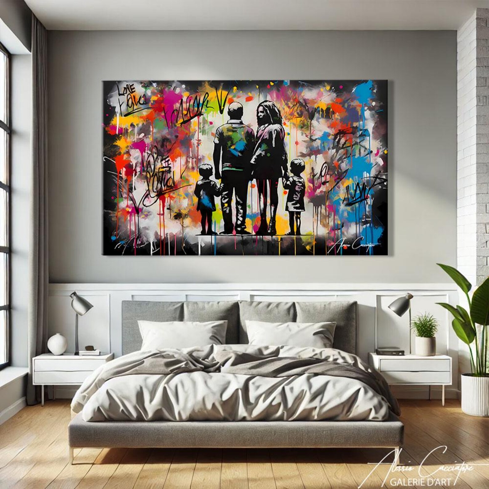 Graffiti Art Canvas, Street Art Canvas Abstract, Pop Culture Wall Art ...