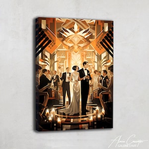 art deco painting