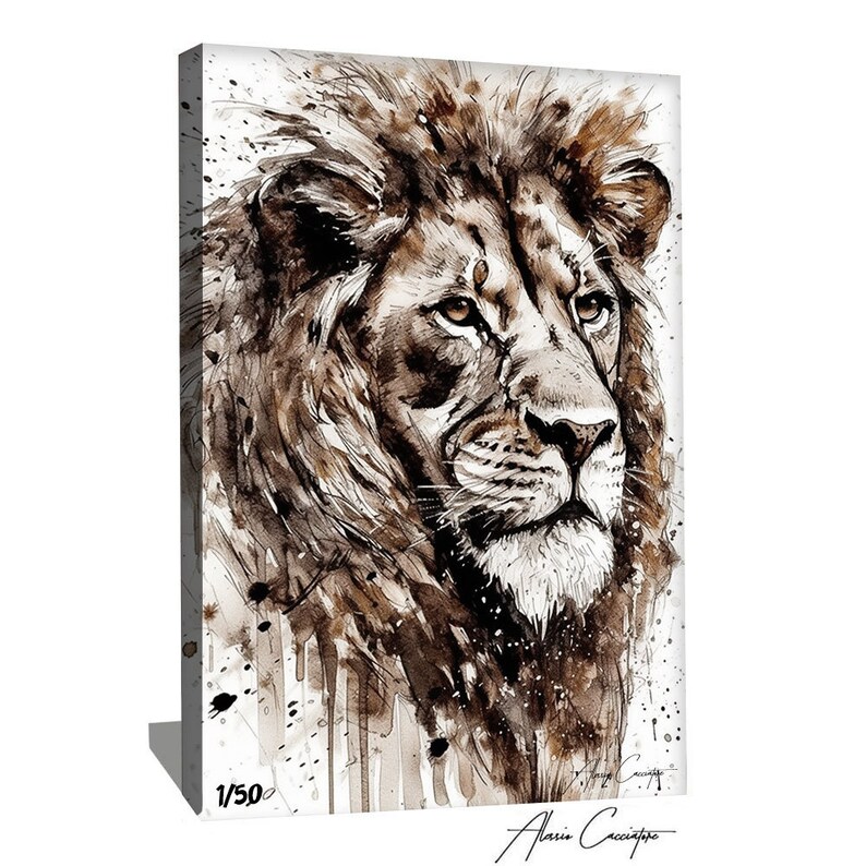 Lion Wall Art Extra Large Wall Art Animal Head Wall Art Etsy UK