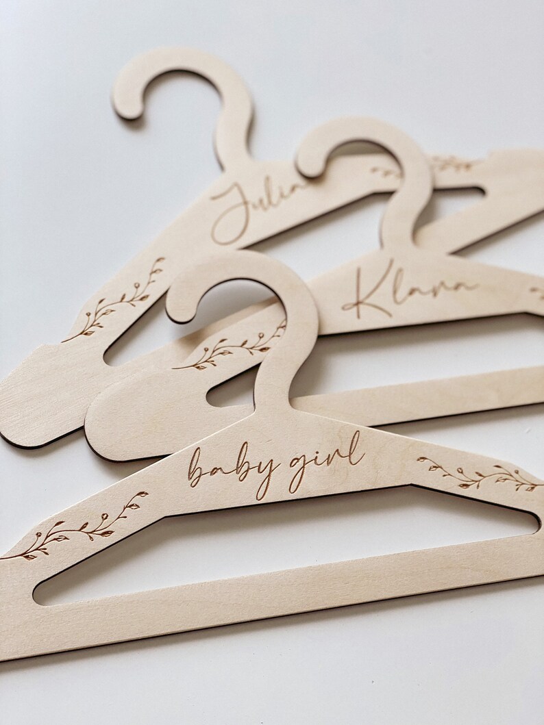 Custom Baby Clothes Hanger Personalized Kids Hanger Nursery Etsy