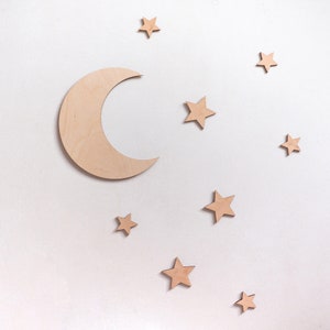300 étoiles En Bois Creuses – DIY Décoration Noël, Mariage, Fête, à Peindre !