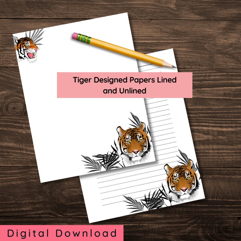 Free Printable Animal Print Stationery Free Printable Animal Print Stationery