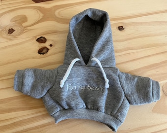 Personalisierter Hoodie - Bestickter Hoodie für 10"bis 12" Plushies