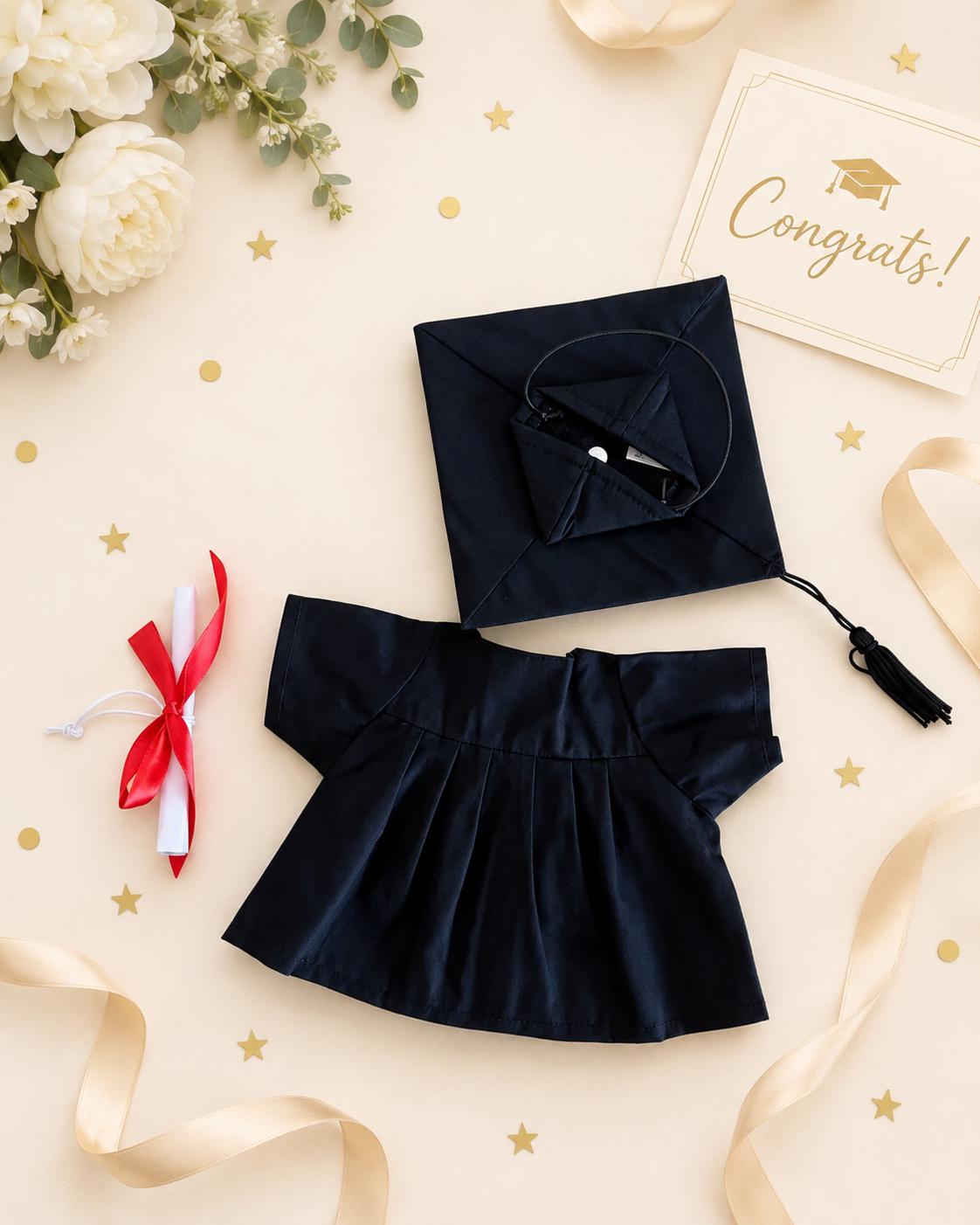 graduation cap and gown fancy dress with a Diploma - Personalized or Plain Gown - Graduation Gift - Senior Gift Structured Corset Dress