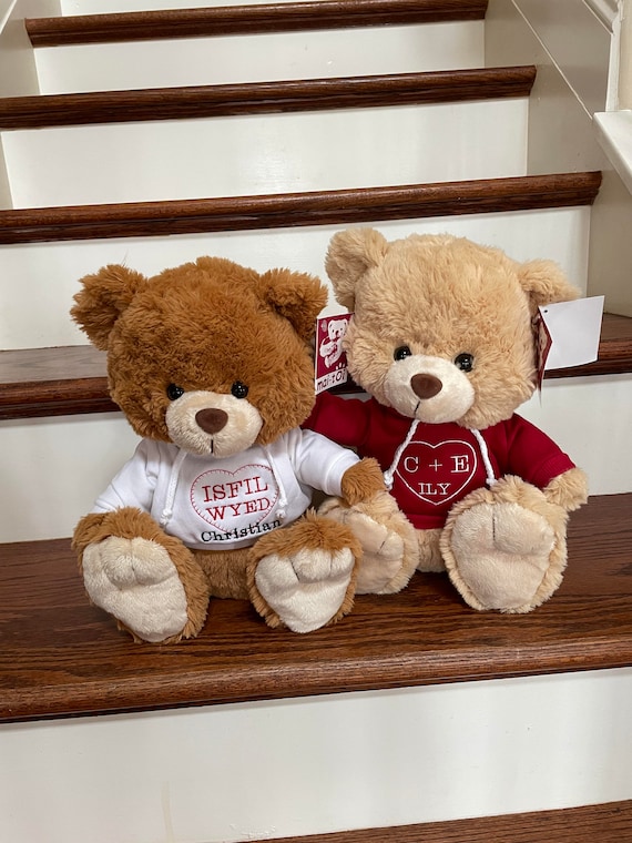 Personalized teddy bears for girlfriend sale