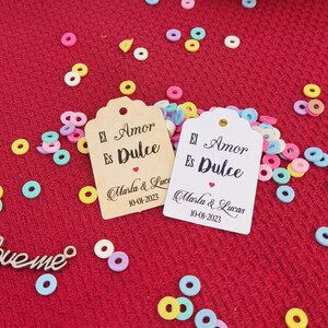 Mini tags Love is sweet