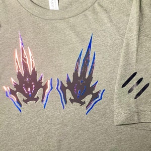 FFXIV Monk Relic T-shirt | Final Fantasy XIV Kaiser Knuckles Zeta Custom Design w/ Job Icon On Sleeve | Super Comfortable Fit