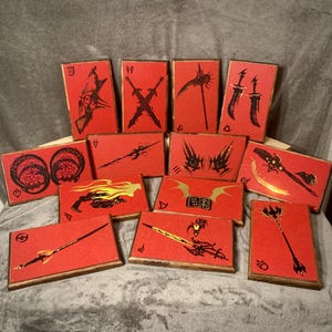 FFXIV Décoration murale en bois d'arme relique faite main | Emplois DPS