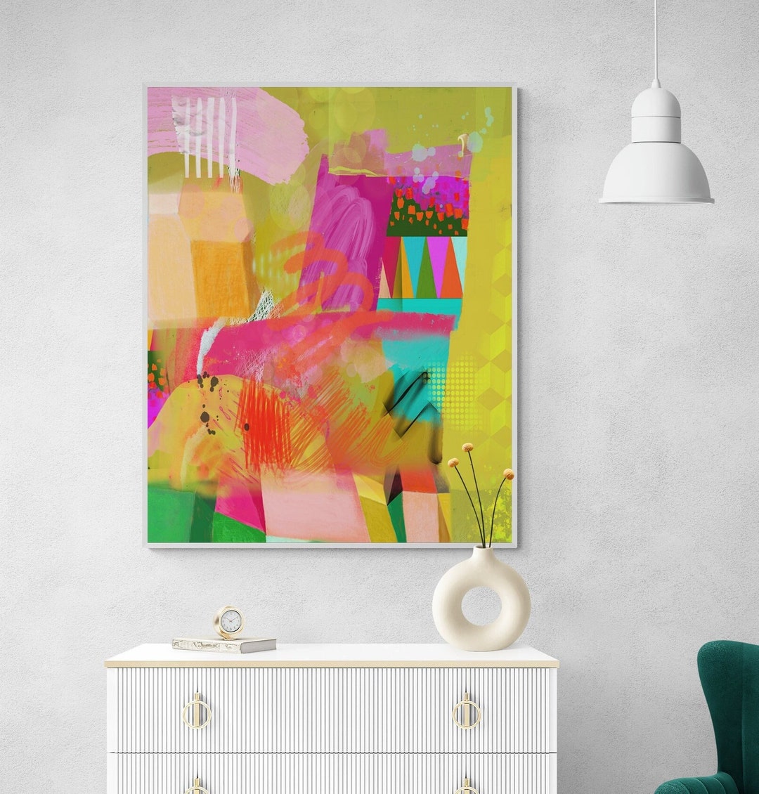 Abstract Print Colorful Abstract Art Print: Modern Wall Decor (digital Download) - Etsy