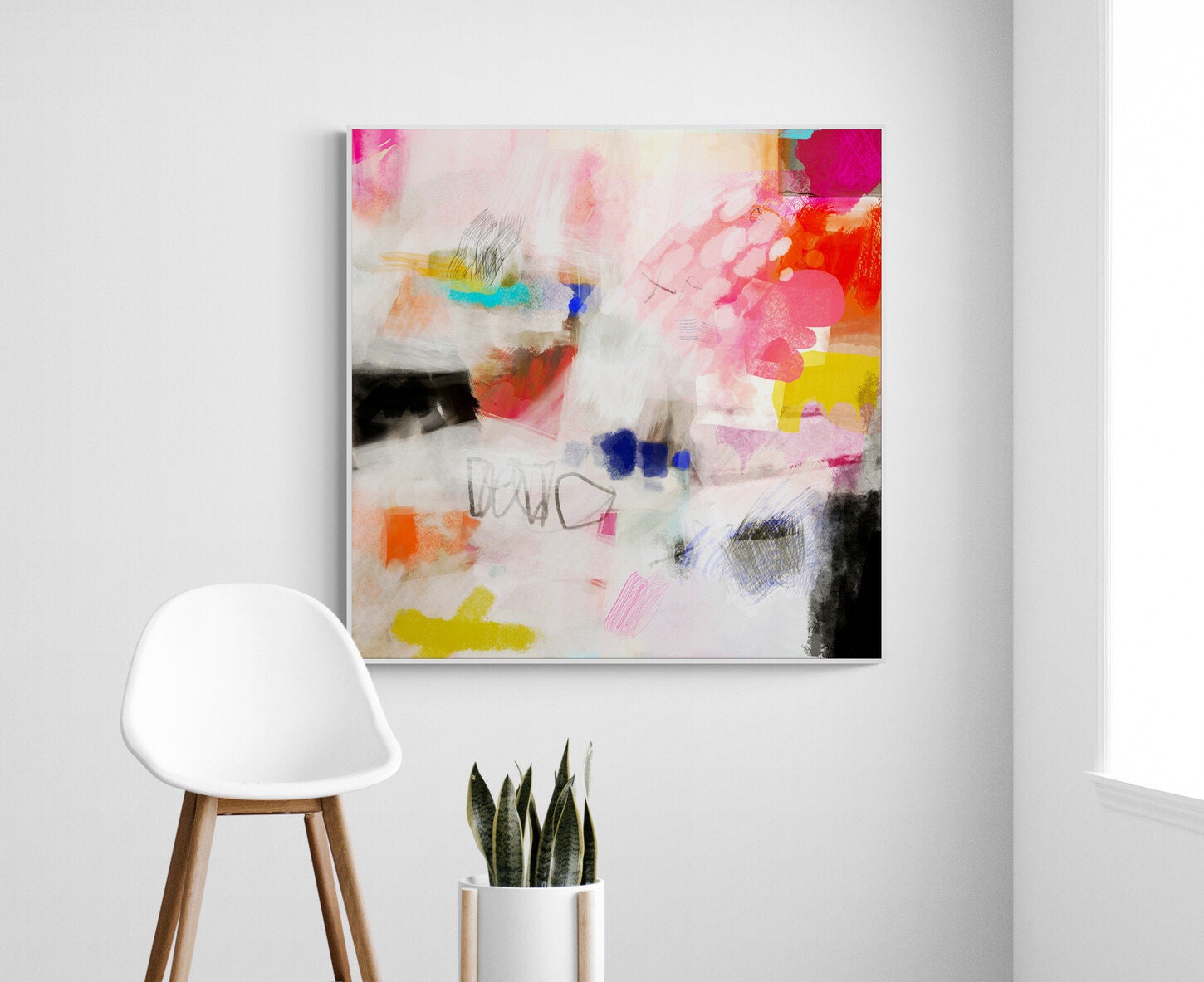 Modern Printable Abstract Painting Digital Abstract Art - Etsy