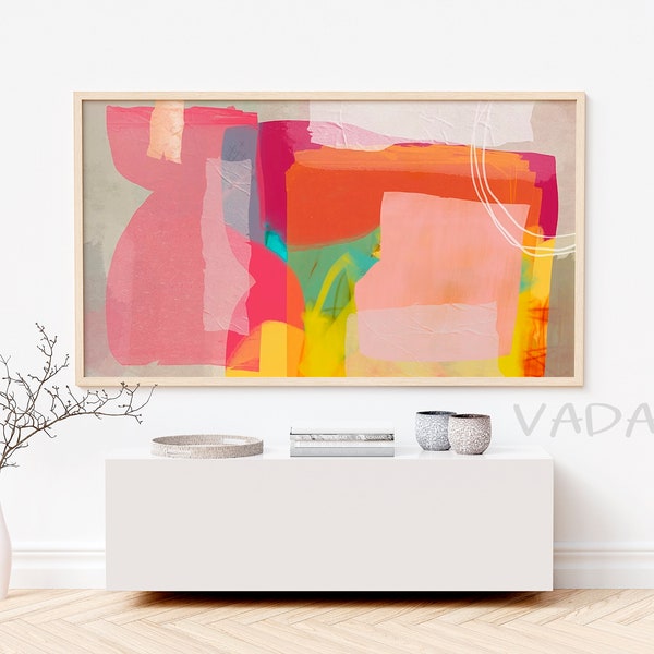 Colorful Samsung Frame TV Art, Multicolor digital art for Samsung TV, Digital Download for Samsung Frame, Digital abstract art Frame TV Art